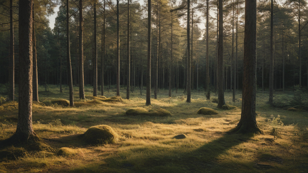 En stilla skogsstig i gryning — bilden representerar balans, eftertanke och vikten av ansvarsfullt spel.